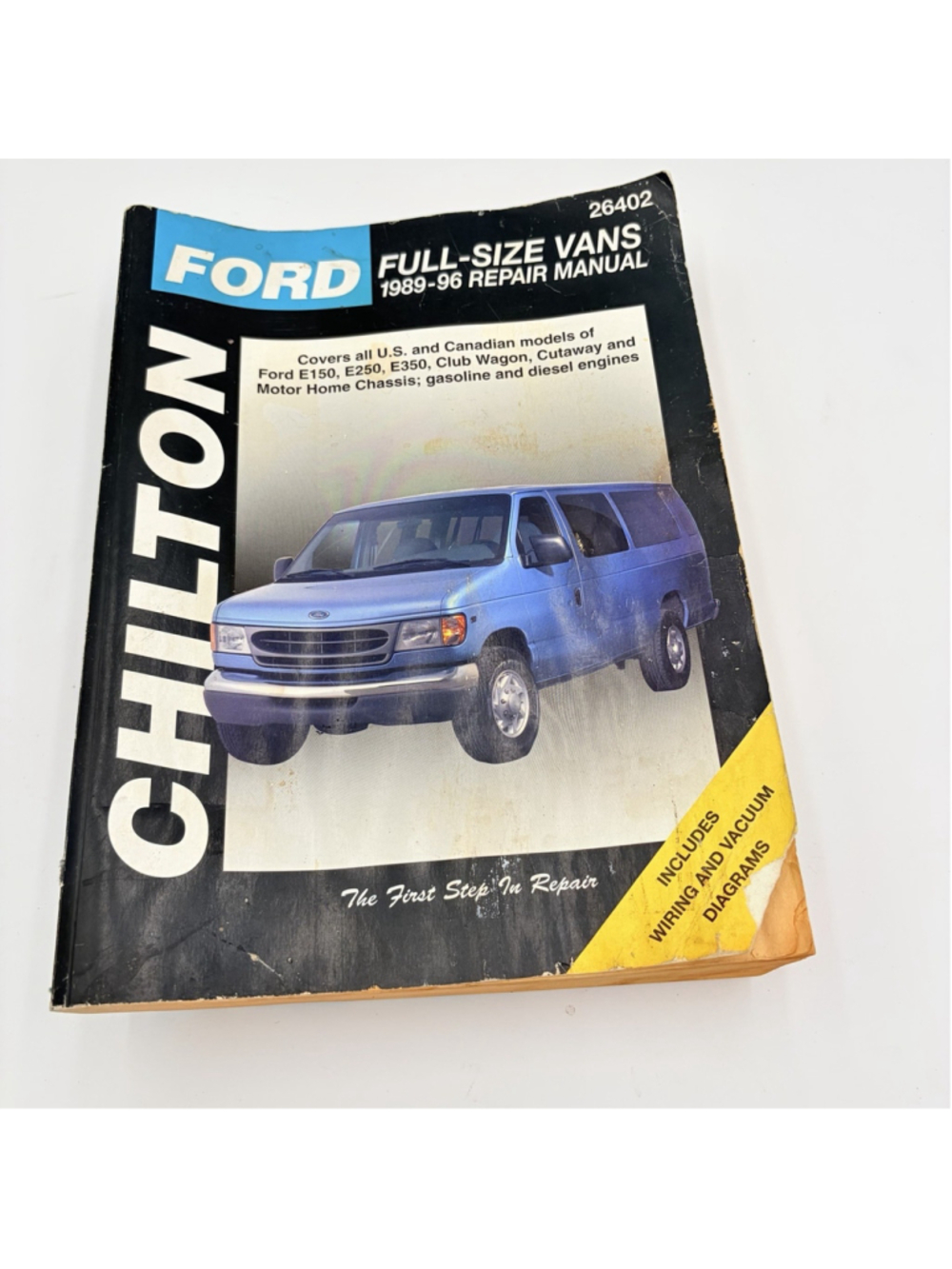 Chilton Auto Repair Manual - Ford Full-Size Vans 1989 - 1996 Part #26402